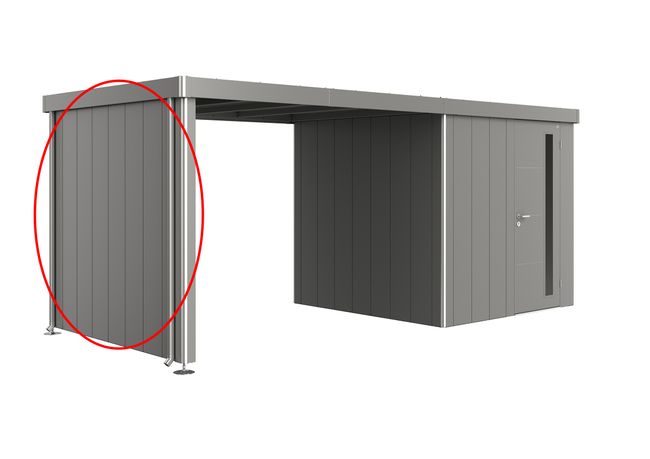 Seitenwand für Seitendach zu Gerätehaus Neo Gr. 2A/2B/2C/2D - Elements4me