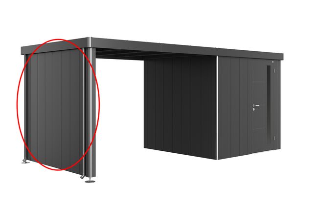 Seitenwand für Seitendach zu Gerätehaus Neo Gr. 3A/3B/3C/3D - Elements4me